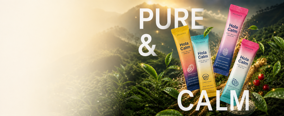 Magnesium drinks for calm, relaxation and sleep.